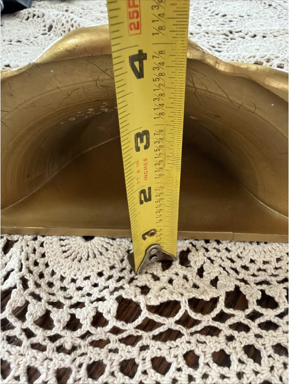 Vtg Homco Syroco Wall Pockets Planters Gold Hollywood Regency Shabby Chic